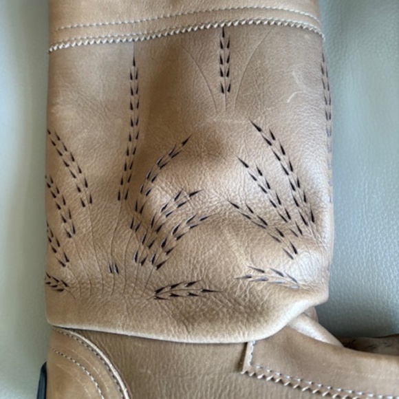 Manitobah Mukluks Gatherer sz L5 vintage full grain leather boots pewter brown - Picture 9 of 16